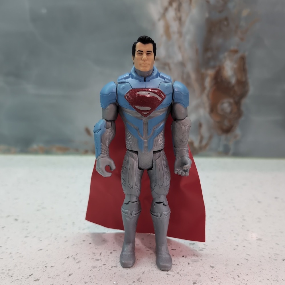 DC Comics Superman 6" Action Figure Blue & Grey Suit- Mattel 2015